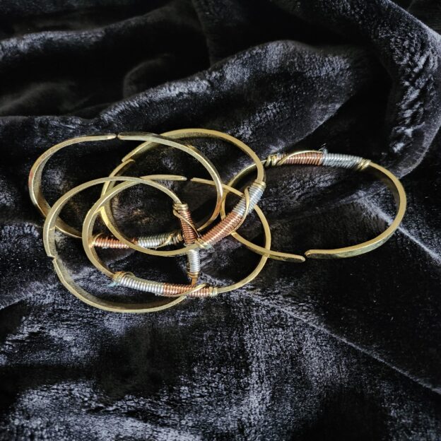 Vintage Style Solid Bangle-Adjustable